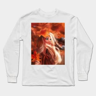 Autumn winds brings me change Long Sleeve T-Shirt